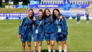 Seleção Feminina Sub-20: Meninas conhecem o palco do duelo decisivo entre Brasil x Coreia do Norte