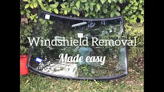 Windshield Removal: Easy and Efficient