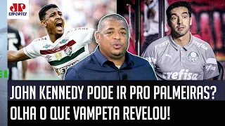 "É INFORMAÇÃO! Gente de DENTRO do Palmeiras ME FALOU que o John Kennedy..." OLHA o que Vampeta FALOU