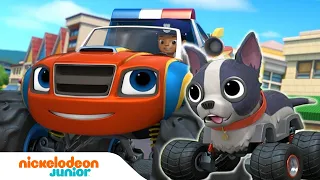 Blaze et les Monster Machines | Blaze et AJ trouvent un chiot égaré ! | Nick Jr.