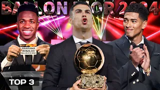 Top 3 Ballon d'or 2024 Ronaldo,Bellingham & Vinicius ► Goals,Assists,Trophies & Others Update ● HD