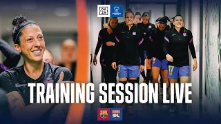 Barcelona UEFA Women's Champions League Final Pre-Match Training Live