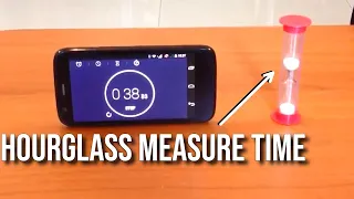 How Hourglass  is used to Measure time - one minute Science Experiment