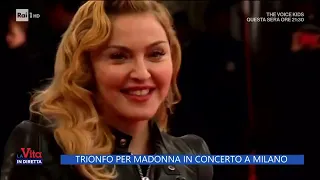 Trionfo per Madonna in concerto a Milano - La Vita in diretta - 24/11/2023