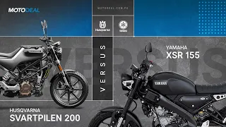 Yamaha XSR 155 vs Husqvarna Svartpilen 200 Comparo - Behind a Desk
