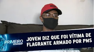 SP: jovem preso diz ter sido vítima de flagrante armado por policiais | Primeiro Impacto (14/09/20)