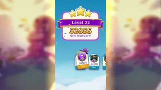 Bubble Witch 3 Saga | Levels 21 to 25 | 3 Stars
