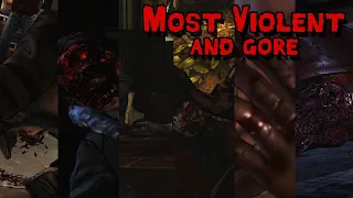 Most Violent and Gore Scène - All The Walking Dead (Game)