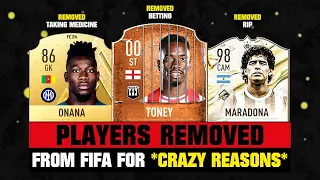 PLAYERS THAT WERE REMOVED FROM FIFA! ❌😱 ft. Toney, Maradona, Onana…