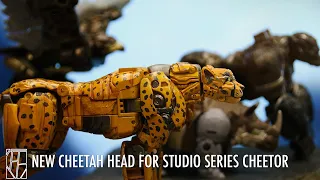 New 3D Printed Head for SS ROTB CHEETOR- Video Showcase