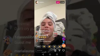 Lele pons Emotional Instagram Live session with her friend, April 22, 2020