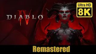 Diablo 4 Official Cinematic Release Date Trailer 8K (Remastered with Neural Network AI)