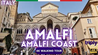 AMALFI, ITALY 🇮🇹 WALKING TOUR OF ITALY'S COASTAL GEM 4K 60FPS