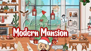 ✨Modern Mansion Design Christmas🎄Toca Boca House Ideas [House Design] Tocalifeworld | Makeover