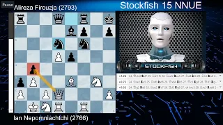 Alireza Firouzja vs Ian Nepomniachtchi - Candidates 2022 - Stockfish Explains