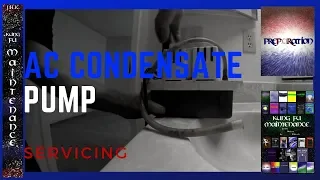 Air Conditioner Condensate Pump Runs Without Stopping Often Needs Repair Maintenance Service