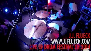 J.J. Flueck @ Drum Festival Switzerland - (Solo with Loops / Samples)