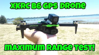 Cheap $48 B6 GPS Brushless Drone Max Range Test | How Far Can It Fly?