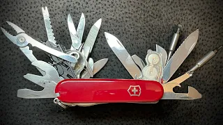 ALL 73 FUNCTIONS!!! Victorinox Swiss Champ XXL loaned by Dirk Werning - Knife Review by Blood Groove