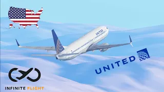 [4K] Infinite flight | San Francisco (SFO) - Los Angeles (LAX) | United | B737-900