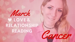 💋 CANCER | March Love & Relationships Horoscope & Tarot Reading | Full Moon in Virgo 2023