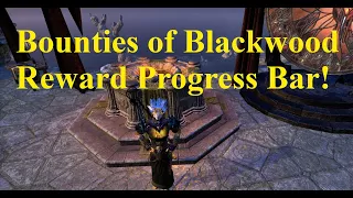 ESO Bounties of Blackwood Reward Progress Bar and Mystery Reward