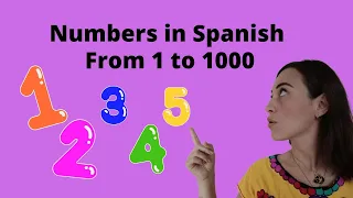 Numbers in Spanish from 1 to 1000