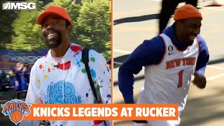 New York Knicks Legends Play at Rucker Park in Front of Packed Crowd | New York Knicks