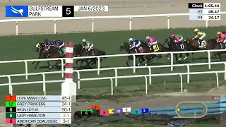 Gulfstream Park Carrera 5 - 6 de Enero 2023