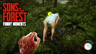 TOP 100 FUNNIEST FAILS in SONS OF THE FOREST (Part 2)