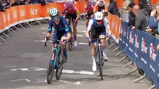 Incredible Sprint Finish On Final Climb In Fleche Wallone Femmes Race