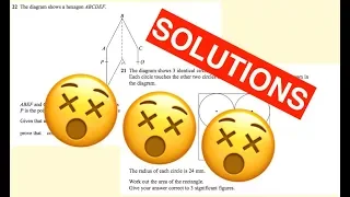 The 5 hardest questions - solutions