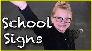 Learn School Signs | American Sign Language