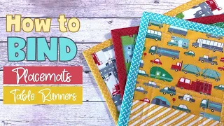 How to Bind Placemats & Table Runners - Tutorial