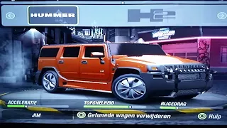 NFS underground 2 Hummer H2.