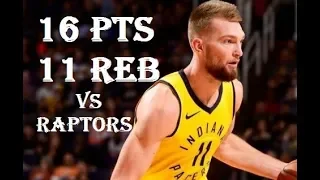 Domantas Sabonis 16 Pts 11 Reb  Indiana Pacers vs Toronto Raptors