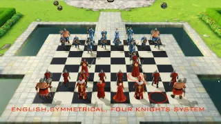 English opening  four Knight Game I Battle chess games of kings I Animation movies I Animation Chess