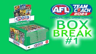 2024 AFL Teamcoach Box Break 1 #2024teamcoach #footycards #aflcards