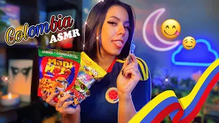 ASMR Colombian Snack eats Colombian snacks 😘🇨🇴