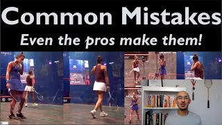 PSA Squash: The 8 Most Common Mistakes EVEN THE PROS MAKE!