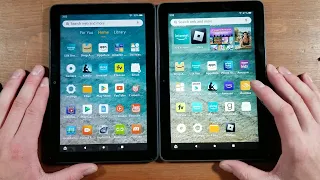 2022 Amazon Fire HD8 Plus Vs 2020 Amazon Fire HD8 Plus Speed Test