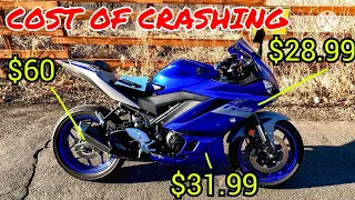 The Cost of Crashing A Brand New 2020 Yamaha R3 | It's Actually Not That Bad!