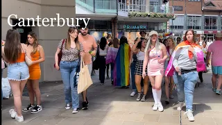 Canterbury England Kent 🏴󠁧󠁢󠁥󠁮󠁧󠁿 walking tour city centre 11/06/2022