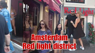 Amsterdam red light district walk 2023 (uncut) |Night life | Netherlands
