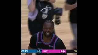 D-Wade's game-winner in his last game against the Warriors was iconic 😮‍💨