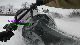 Michigan Blizzard Snowmobiling
