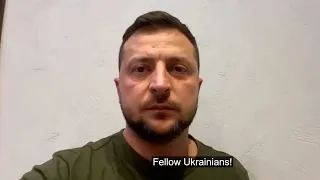 Address of the President of Ukraine Zelensky on the results of the 182 day of the war (2022) UA news