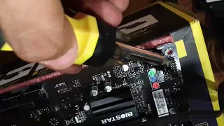 How to power on your motherboard without a power button (using a screwdriver)