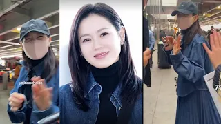 SON YE-JIN SAFELY LANDED IN NEW YORK! SHE MADE EVERYONE SO HAPPY WHEN SHE DID THIS