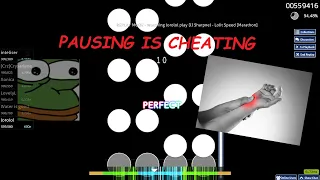 "Pausing is cheating" Etienne, 2018 (235bpm stamina apprentice)